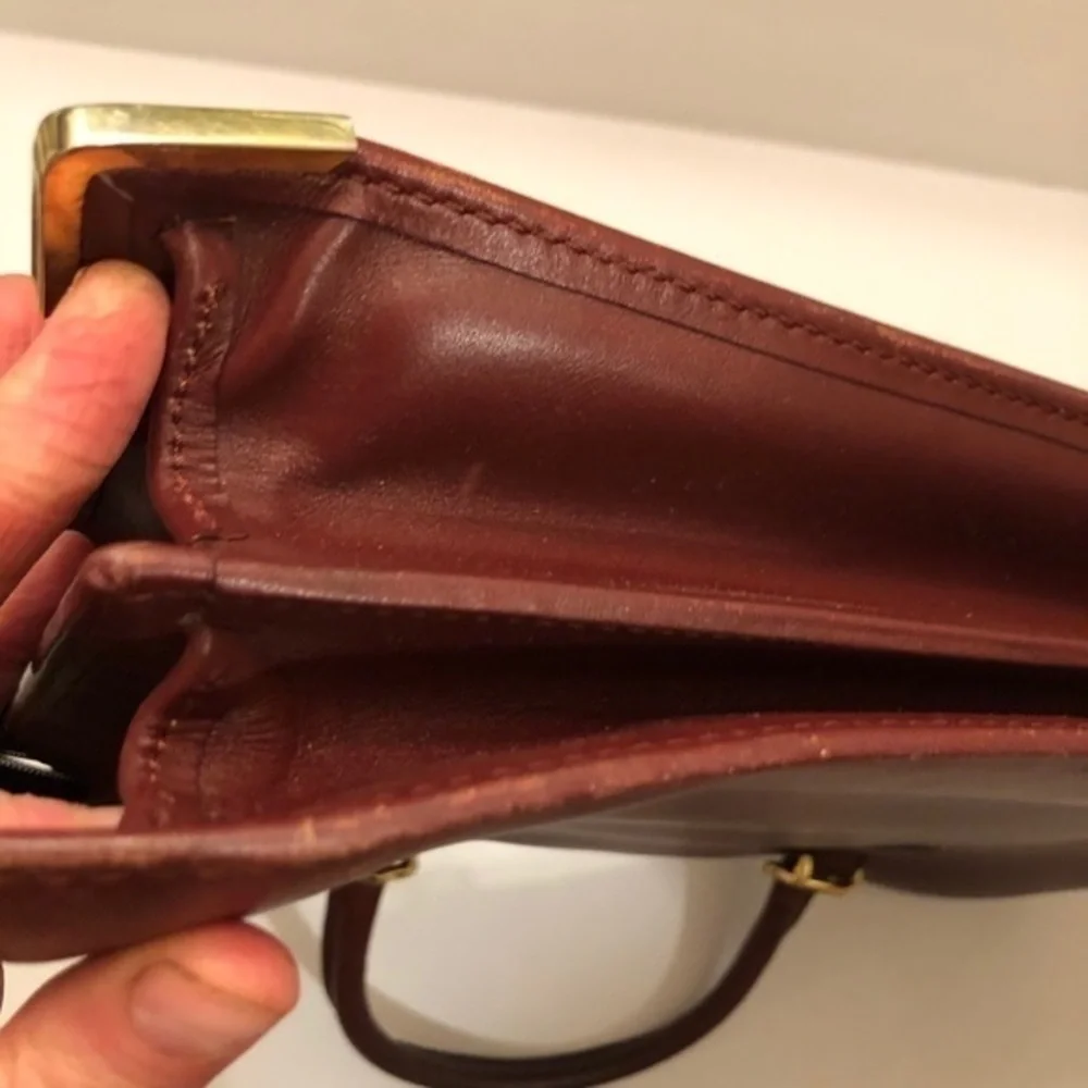 Cartier authentic leather briefcase
